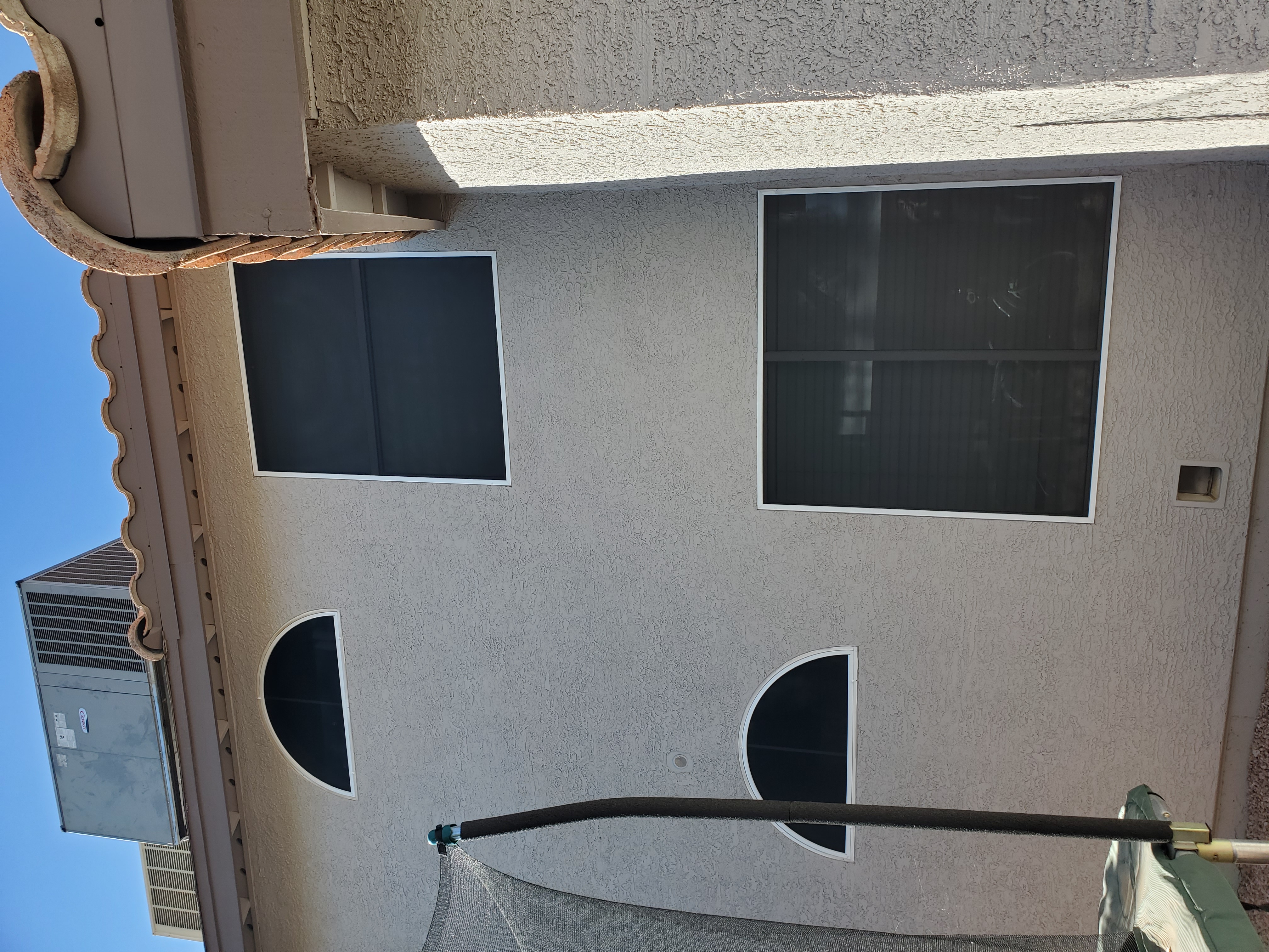 Sunscreen installation - outdoor space